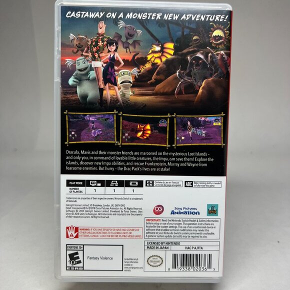 Nintendo Switch Hotel Transylvania 3 Monsters Overboard - Picture 2 of 3